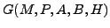$G (M, P, A, B, H)$
