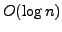 $O(\log n)$