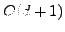 $O(d + 1)$