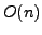$O(n)$