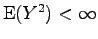 $ \mathrm{E}(Y^2) < \infty$