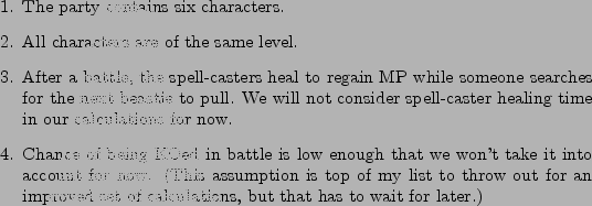 \begin{figure}\begin{enumerate}
\item The party contains six characters.
\item A...
... of
calculations, but that has to wait for later.)
\end{enumerate}
\end{figure}
