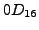 $0D_{16}$