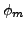 $\phi_{m}$