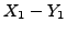 $X_{1} - Y_{1}$